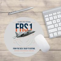 Thumbnail for British Aerospace Sea Harrier FRS.1 design on light gray round mouse pad
