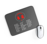 Thumbnail for Aviation Alphabet Mouse Pad - view 5