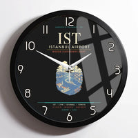 Thumbnail for Istanbul Airport IST Wall-Clock Framed - Black