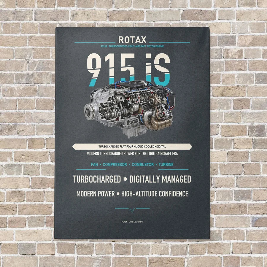 915 iS vertical canvas print - no frame - gray background
