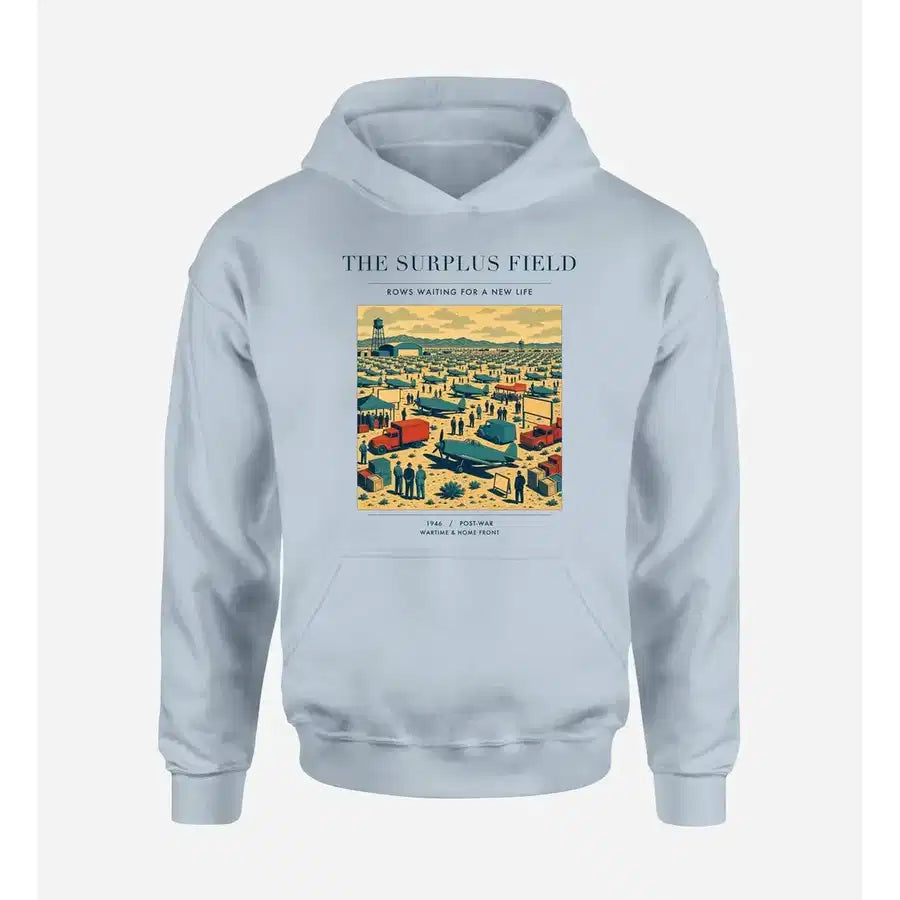 VINTAGE G4539 - The Surplus Field - Premium Hoodie design on lightblue premium