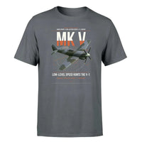 Thumbnail for Hawker Tempest Mk V design on gray t-shirt, single-side print