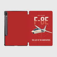 Thumbnail for F-8E Crusader design on red samsung tablet tablet case