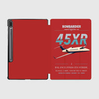 Thumbnail for Bombardier Learjet 45XR design on red samsung tablet tablet case