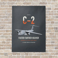 Thumbnail for Kawasaki C-2 vertical canvas print - no frame - gray background