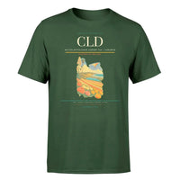 Thumbnail for McClellan-Palomar Airport (CLD) T-Shirt single-side front print in Dark Green | mcclellan-palomar-airport-cld-double-side-t-shirt