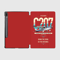 Thumbnail for Cessna T207A Stationair 8 design on red samsung tablet tablet case