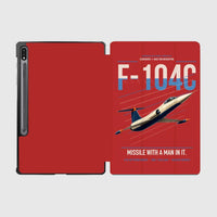 Thumbnail for F-104C Starfighter design on red samsung tablet tablet case