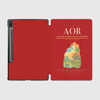 Thumbnail for Sultan Abdul Halim Airport (AOR) design on red samsung tablet tablet case