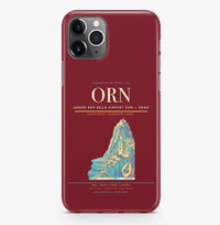 Thumbnail for Oran Airport (ORN) design on dark red iPhone 16 Pro MagSafe case