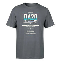 Thumbnail for Diamond DA20 design on gray t-shirt, single-side print