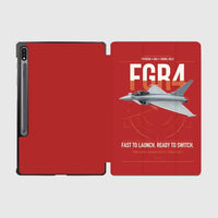 Thumbnail for Eurofighter Typhoon FGR4 design on red samsung tablet tablet case