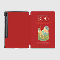 Thumbnail for Husein Sastranegara International Airport (BDO) design on red samsung tablet tablet case
