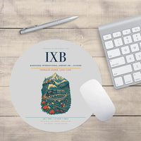 Thumbnail for Bagdogra International Airport (IXB) design on light gray round mouse pad