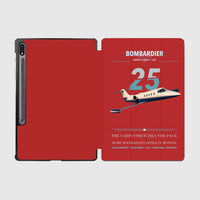 Thumbnail for Bombardier Learjet 25 design on red samsung tablet tablet case