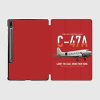 Thumbnail for C-47A Skytrain design on red samsung tablet tablet case