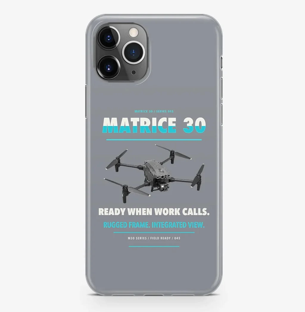 DJI Matrice 30 Case ProMax design on gray iphone case promax