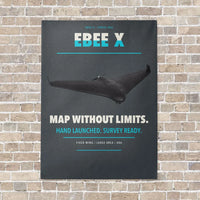 Thumbnail for AgEagle eBee X vertical canvas print - no frame - gray background
