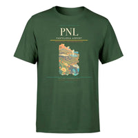 Thumbnail for Pantelleria Airport (PNL) T-Shirt single-side front print in Dark Green | pantelleria-airport-pnl-double-side-t-shirt