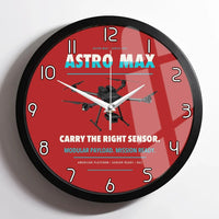 Thumbnail for Freefly Astro Max design on red framed wall clock
