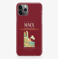 Thumbnail for Malmo Airport (MMX) design on dark red iPhone 16 Pro MagSafe case