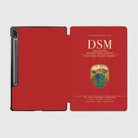 Thumbnail for Des Moines International Airport (DSM) design on red samsung tablet tablet case