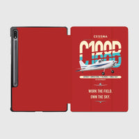 Thumbnail for Cessna A188B AgTruck design on red samsung tablet tablet case