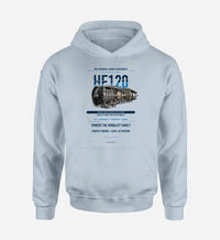 Thumbnail for HF120 design on light blue hoodie single side