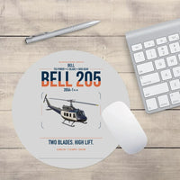 Thumbnail for Bell 205A-1++ design on light gray round mouse pad