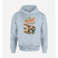 Thumbnail for SIGNAL 662 - The Gravel Bar Knows Our Name design on light blue hoodie single side