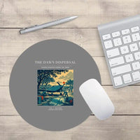 Thumbnail for VINTAGE G4531 - The Dawn Dispersal - Designed Mouse Pads design on gray round