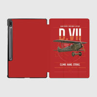 Thumbnail for Fokker D.VII design on red samsung tablet tablet case