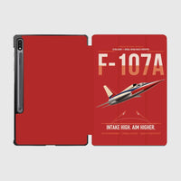 Thumbnail for F-107A Ultra Sabre design on red samsung tablet tablet case