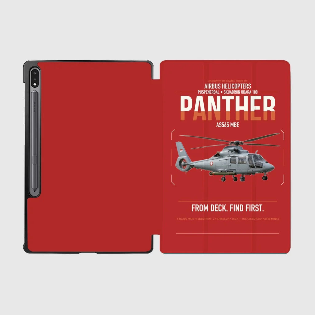 Airbus Helicopters AS565 MBe Panther design on red samsung tablet tablet case