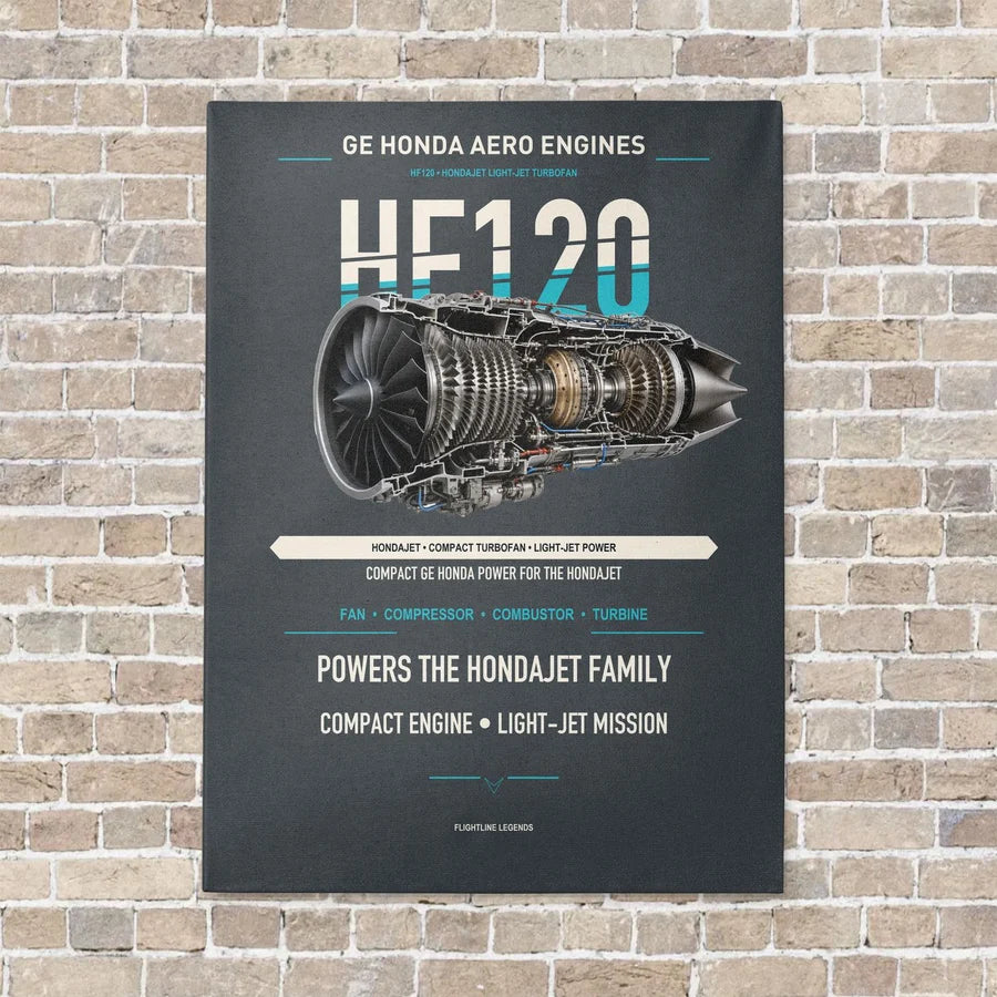 HF120 vertical canvas print - no frame - gray background