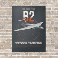 Thumbnail for Handley Page Victor B2 vertical canvas print - no frame - gray background