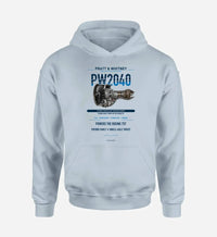 Thumbnail for PW2040 design on light blue hoodie single side