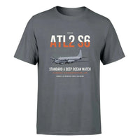 Thumbnail for Atlantique 2 Standard 6 design on gray double-side t-shirt, single-side print