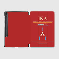 Thumbnail for Tehran Imam Khomeini International Airport (IKA) design on red samsung tablet tablet case