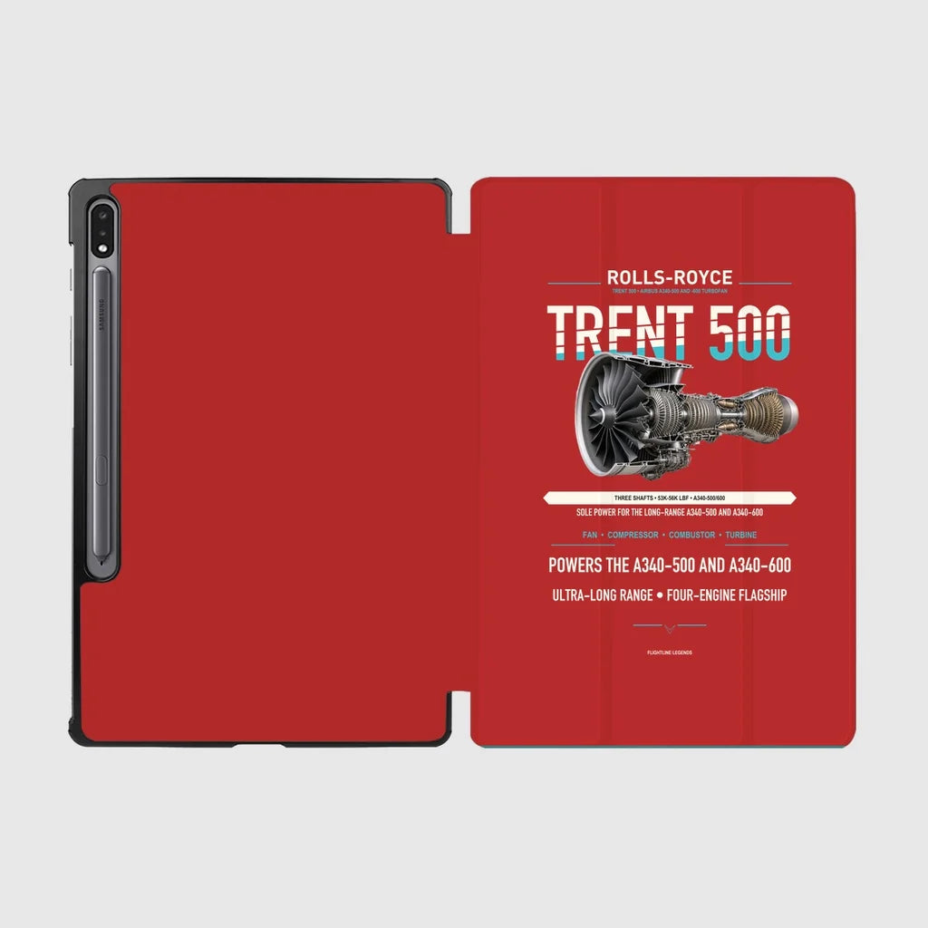 TRENT 500 design on red samsung tablet tablet case