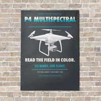 Thumbnail for DJI P4 Multispectral vertical canvas print - no frame - gray background