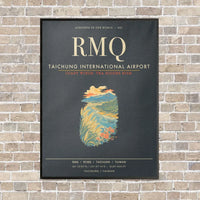 Thumbnail for Taichung International Airport RMQ - Canvas Framed - Gray