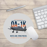 Thumbnail for OA-1K Skyraider II Armed Overwatch design on light gray round mouse pad