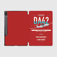Thumbnail for Diamond DA42-VI design on red samsung tablet tablet case