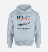 Thumbnail for MQ-4C Triton IFC-4 design on light blue double-side hoodie, single-side print