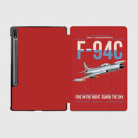 Thumbnail for F-94C Starfire design on red samsung tablet tablet case