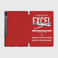 Thumbnail for Cessna Citation Excel design on red samsung tablet tablet case