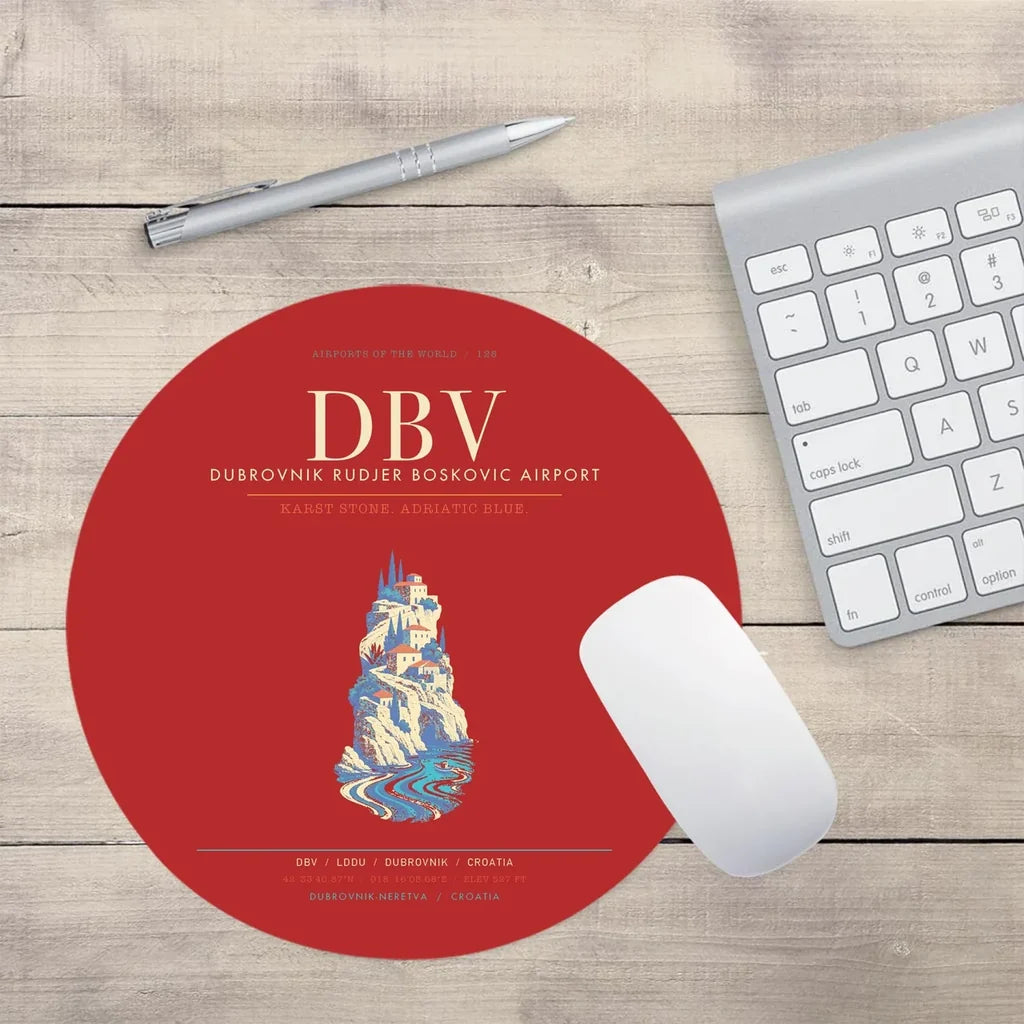 Dubrovnik Ruer Boskovic Airport DBV - Karst Adriatic Stone Current - Red