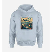 Thumbnail for VINTAGE G4484 - The Power Line Patrol - Premium Hoodie design on lightblue premium