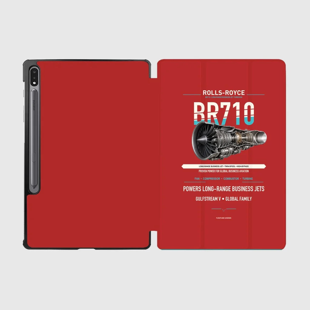 BR710 design on red samsung tablet tablet case